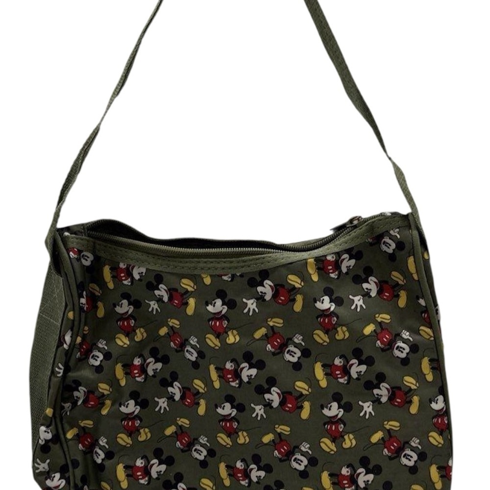 Disney Mickey Mouse Olive Shoulder Bag - Picture 3 of 5